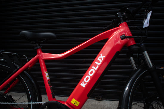 Aluminium alloy e-bike frame – Koolux X2 in red finish