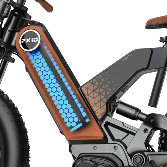 Electric bike built in battery